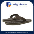 Sapato de praia de couro plano chinelo sapato Flip Flop